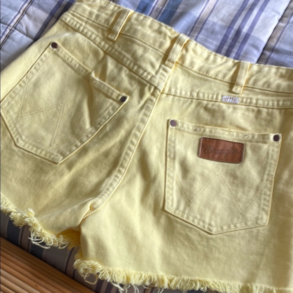 Wrangler Billabong Women's Sunny Yellow Jean Shorts